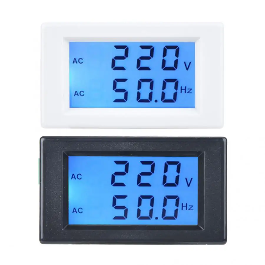 Вольтметр двухпроводная ЖК дисплей Экран измеритель напряжения вольтметра