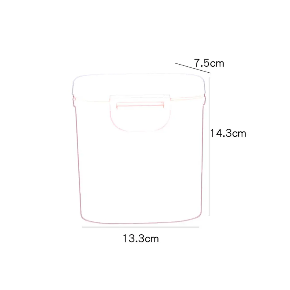 Portable Outdoor Large-capacity Baby Infant Milk Powder Sealed Storage Box Tank Organizer Container Receive |