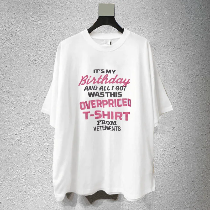 

French Street votements short sleeve T-shirt VTM wittermont 2020 ins casual loose short sleeve T-shirt