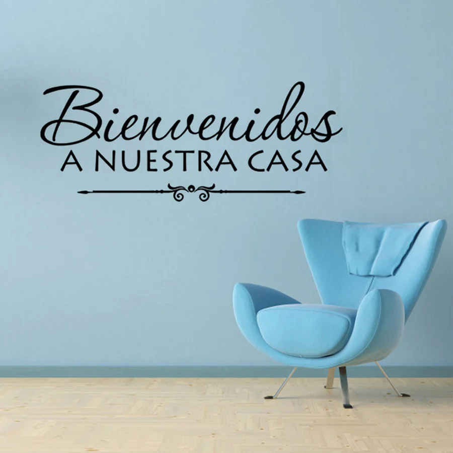 Испанский Наклейка на стену для гостиная домашнее украшение стены съемные