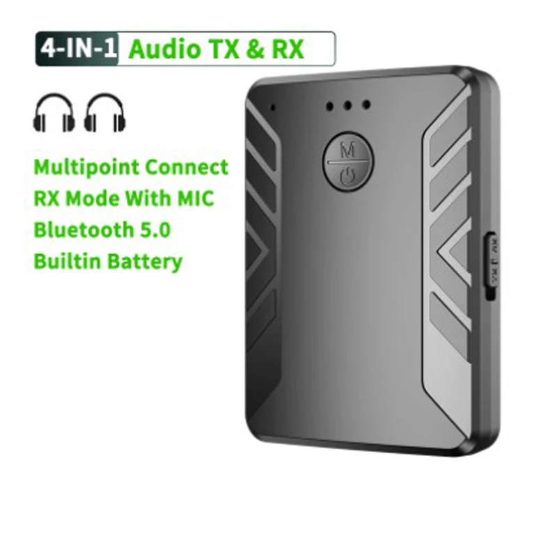 4 в 1 многоточечный Bluetooth 5 0 аудио передатчик приемник для ТВ ПК Подключение 2
