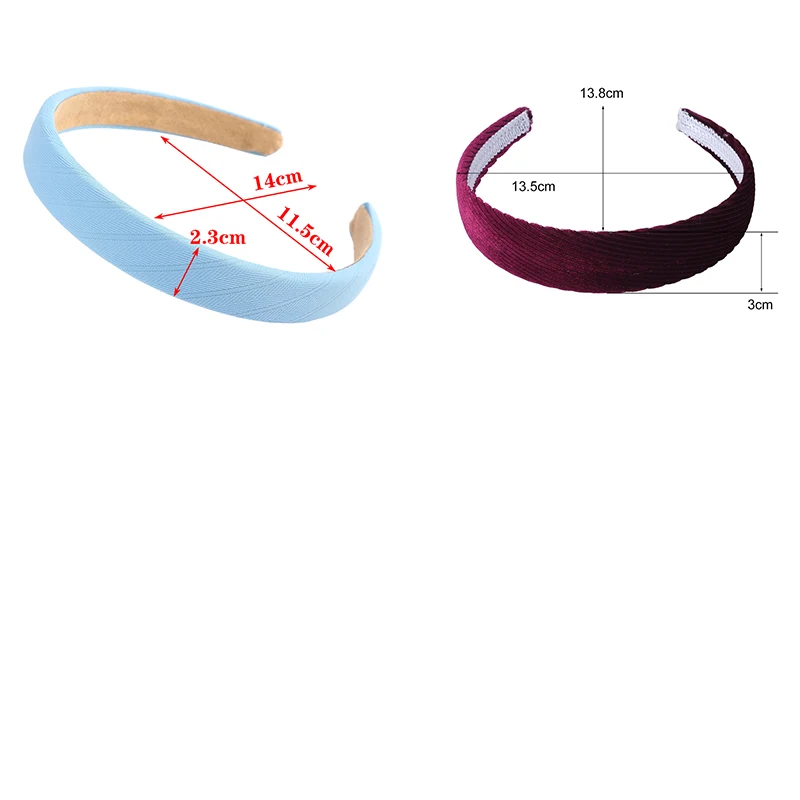 Женский бархатный ободок LEVAO простой однотонный золотистого цвета в полоску