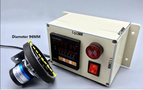 Роторный энкодер 300ppr цифровой электронный счетчик измеритель длины колес