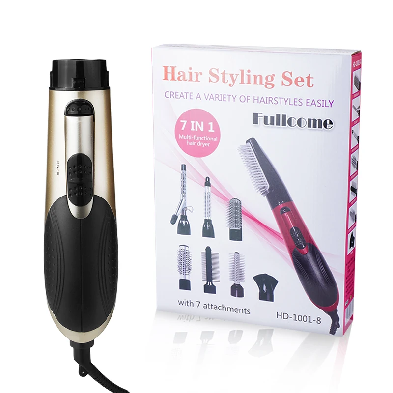 Многофункциональный фен для волос профессиональный 7 в 1 с насадками 45D|Фены
