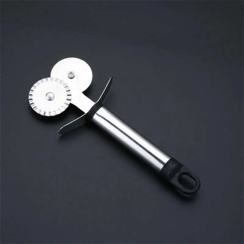 SUEF нож для пиццы двойной круглый из нержавеющей стали посуда выпечки Шпатель