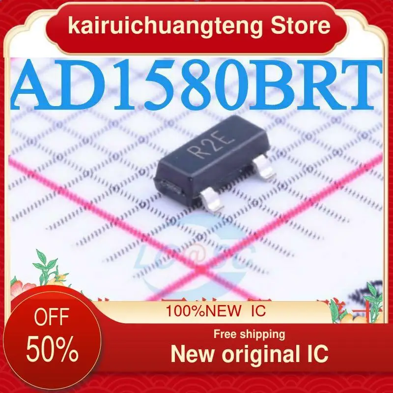 

10-200PCS AD1580BRTZ AD1580BRT SOT-23 R2E New original IC Reference voltage chip