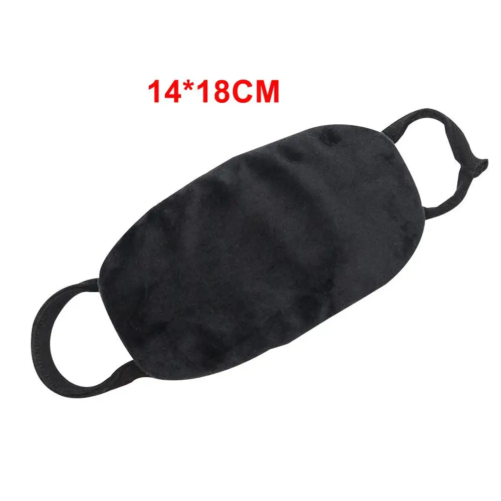 

Reusable Black Face Mask Adult Women Cloth Washable Mouth Mask Dust Proof Breathable Mouth Caps Outdoor Protective Facemask