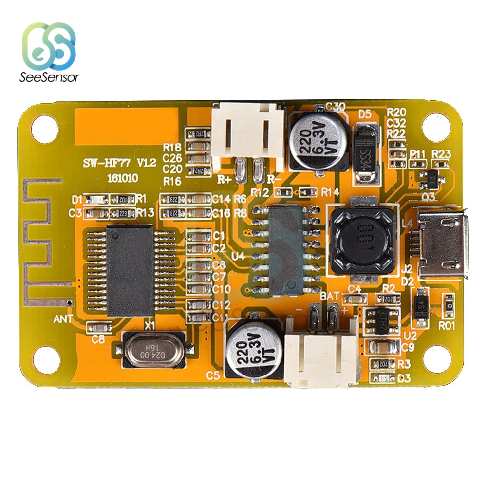 6 Вт моно Bluetooth цифровой усилитель плата микро USB мощности аудио приемник модуль