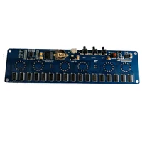 zirrfa 5v electronic diy kit in14 nixie tube digital led clock circuit board kit pcba no tubes