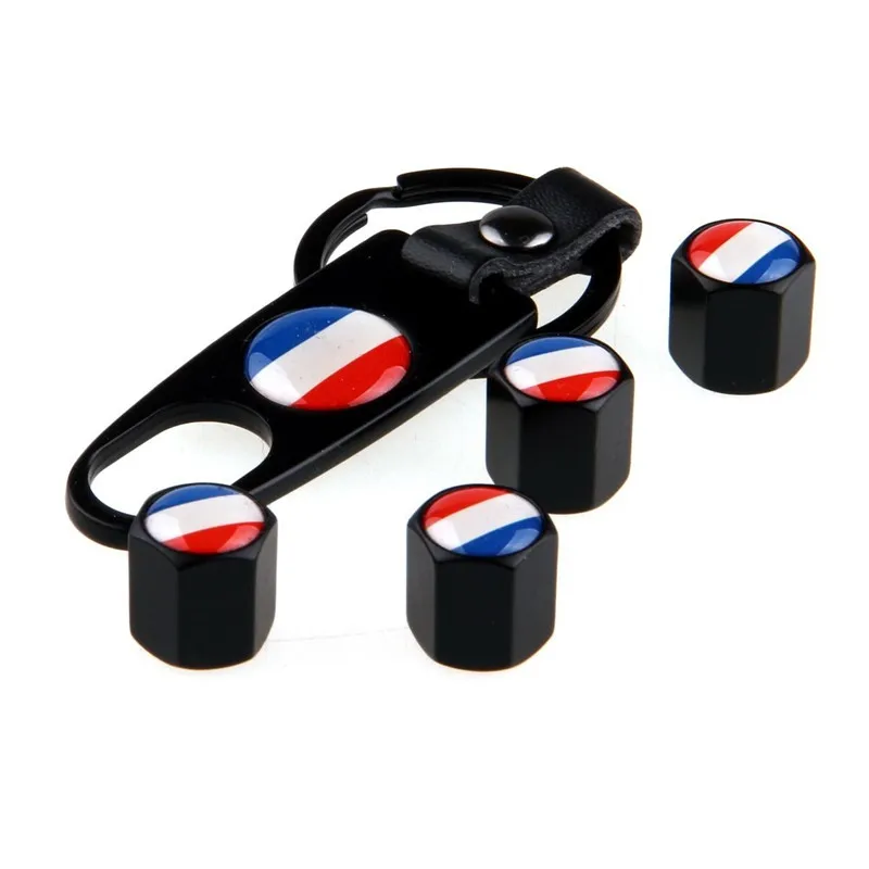4 шт. колпачки для автомобильных пневматических клапанов|france car flag|wheel cap coverwheel cover |