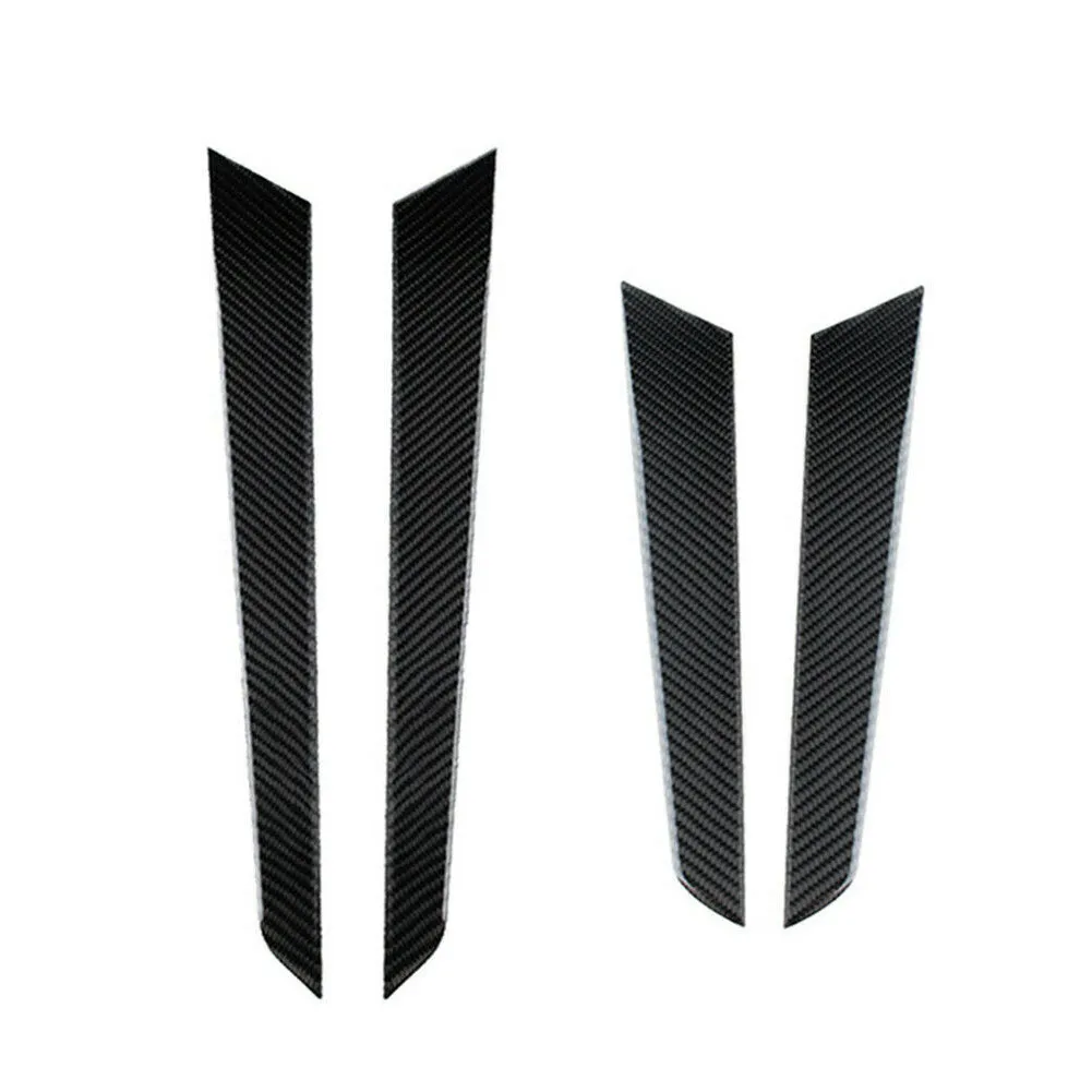 

Car Carbon Fiber Interior Door Handle Panels Armrest Covers Protective Trim For Mercedes-Benz C-Class W204 2007-2013