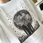 HAHAYULE-JBH 1 шт. Луна девушка Усаги Луна аниме футболка женская Kawaii Готическая футболка японский аниме футболка Повседневная Свободная футболка с принтом