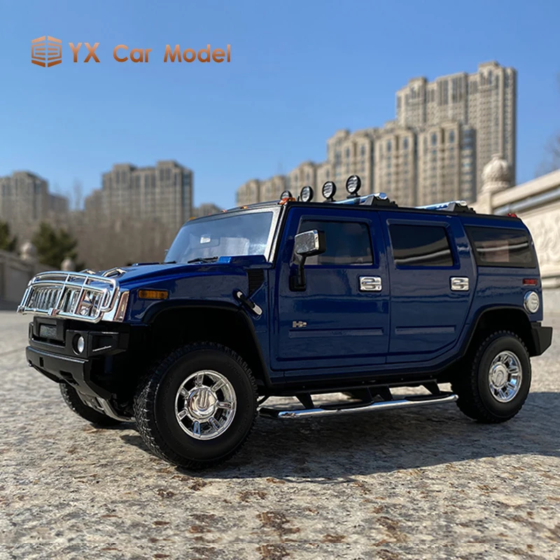 Литый под давлением автомобиль 1: 18 модель автомобиля Hummer H2 модифицированная