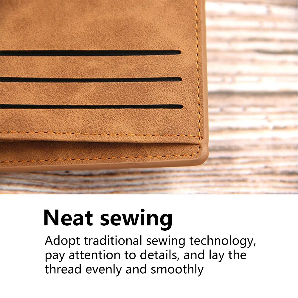 Новинка мужские кошельки маленькие тонкий кошелек с отделением для монет на