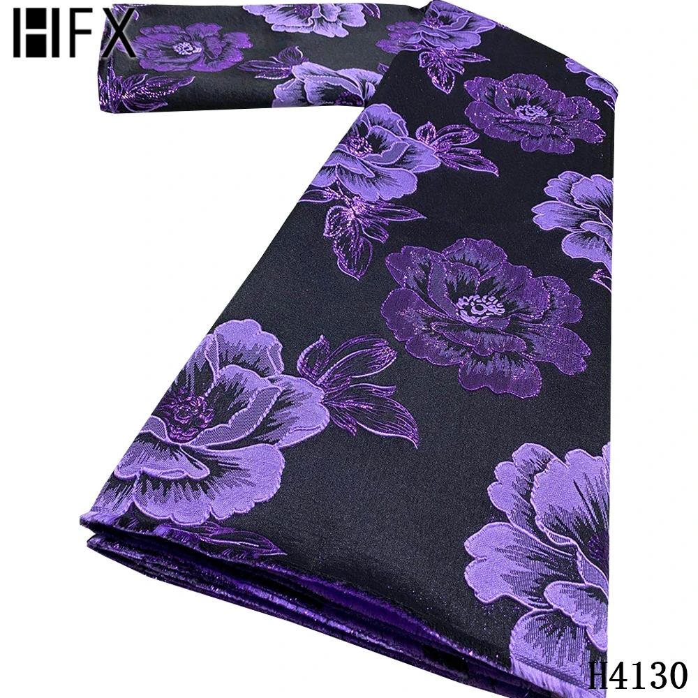 HFX 2020 горячая Распродажа Африканское парчовое кружевная ткань с жаккардовым