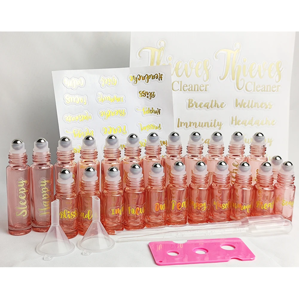 24 шт. флаконы для эфирных масел 5 мл 10