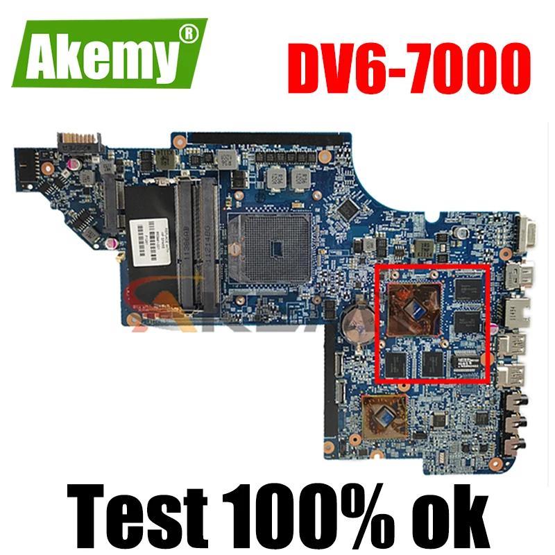 

AKemy материнская плата для ноутбука HP Pavilion DV6-6000 650854-001 650854-501 216-0810005 DDR3 материнская плата