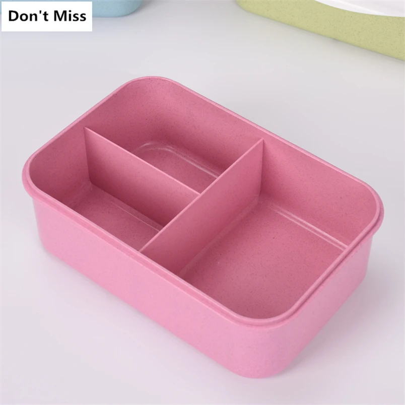Японская микроволновая печь Bento Box Пшеничная солома детский Ланч-бокс герметичный Bento Ланч-бокс для детей школьный пищевой контейнер Fiambrera