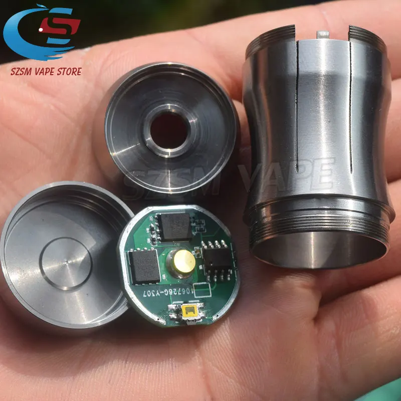 Новинка 2019 18350 батарея stratum zero mod 23 мм 316 SS vape fit 22 rda tank электронная сигарета vs atto kayfu