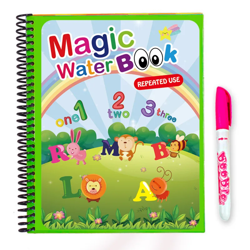 

5 Styles Magic Painting Water Drawing Book Coloring Books Doodle & Magic Pen Drawing Toys Early Education for Kids Birthday Gift