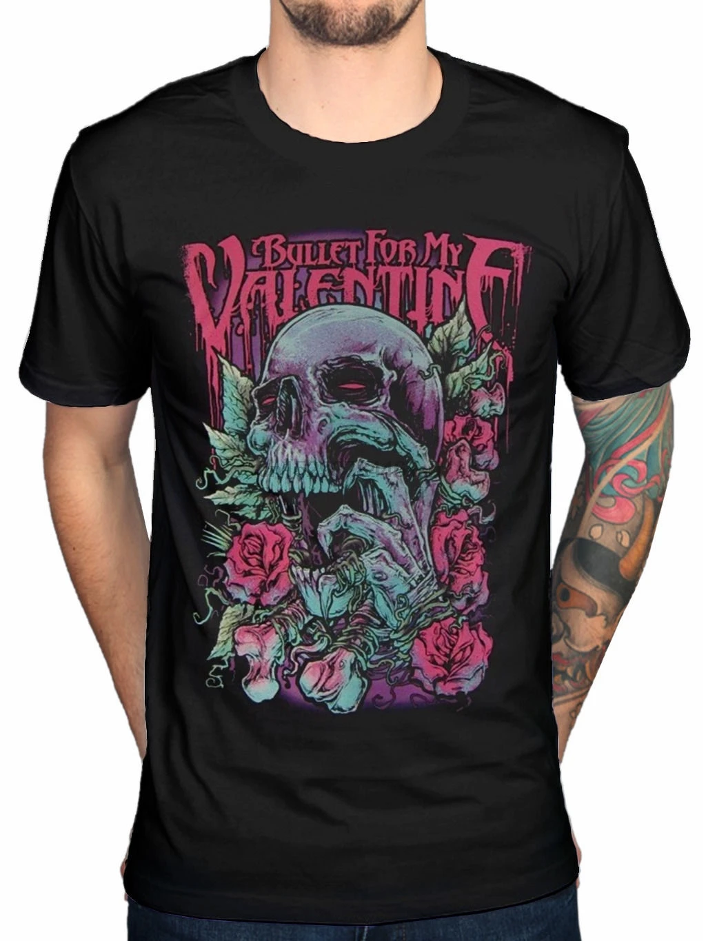 Мужская футболка с принтом черепа красных глаз 100% хлопок | одежда