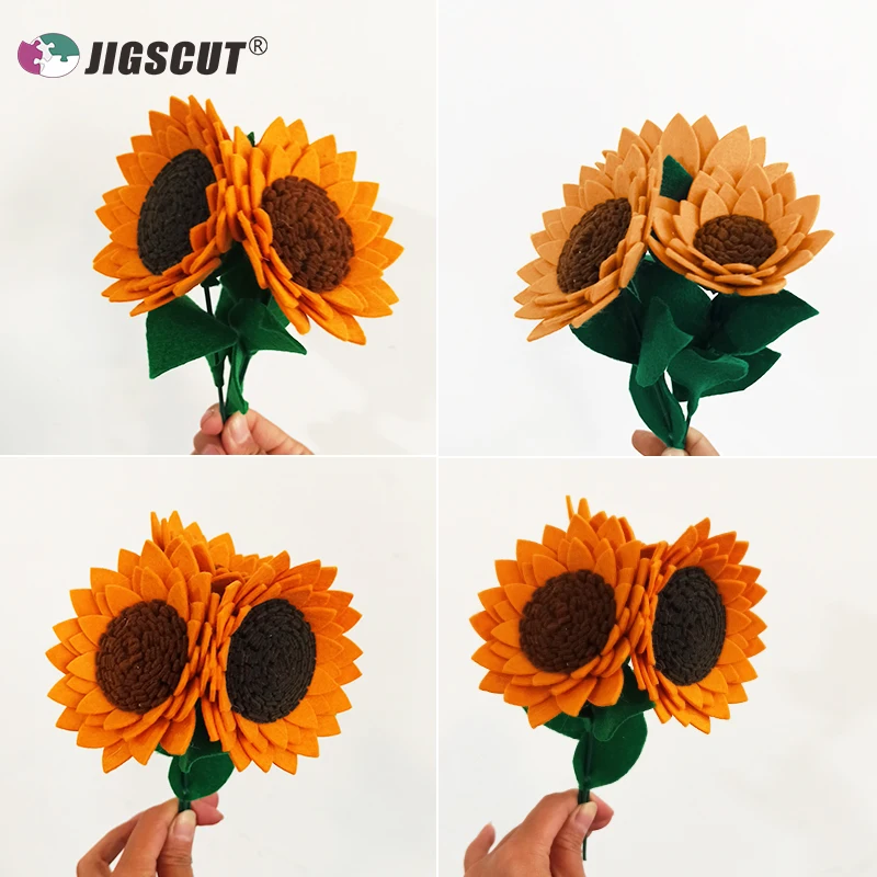 Высечка подсолнухов для ткани и фетра | Дом сад