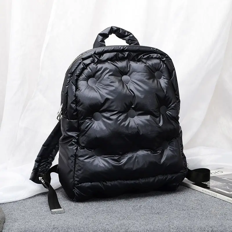 

2020 autumn and winter new Korean boom fashion jacket space cotton air bag Unisex Large Capacity waterproof business Backpack