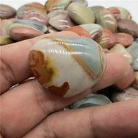 1 piece natural ocean jasper heart shaped sea agate heart gemstones decoration lucky gemstones natural