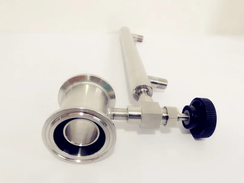 Устройство для отбора проб 1 5 дюйма OD50.5 с конденсатором/игольчатым клапаном 1/8