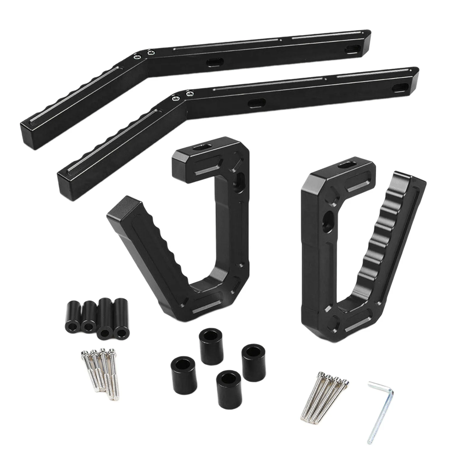 

Car Front Rear Grab Handles Grips Bar Kit for Jeep Wrangler JK 2007-2018