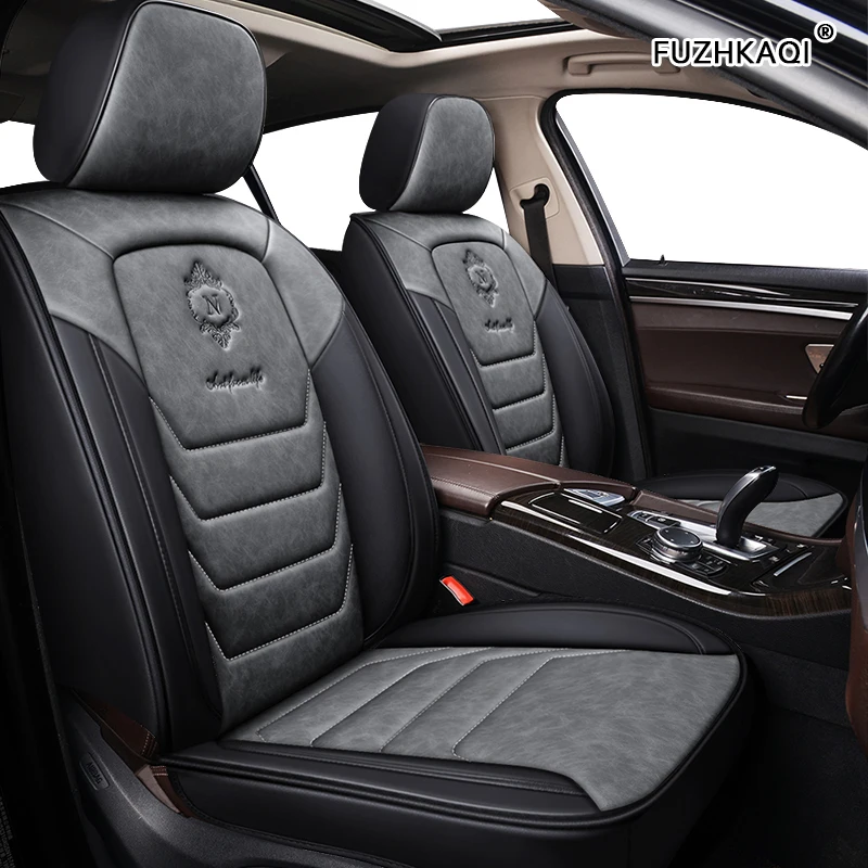 Чехол для автомобильного сиденья FUZHKAQI кожаный чехол skoda kodiaq rapid spaceback octavia 2012 fabia 2