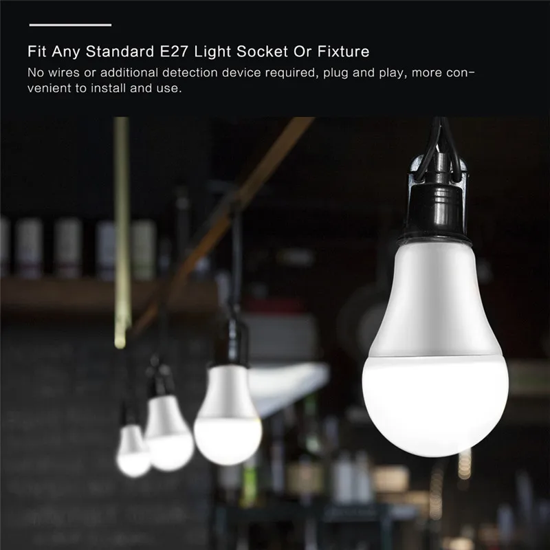 E27 14 светодиодный сенсорный лампочка автоматическая С закатом на рассвете