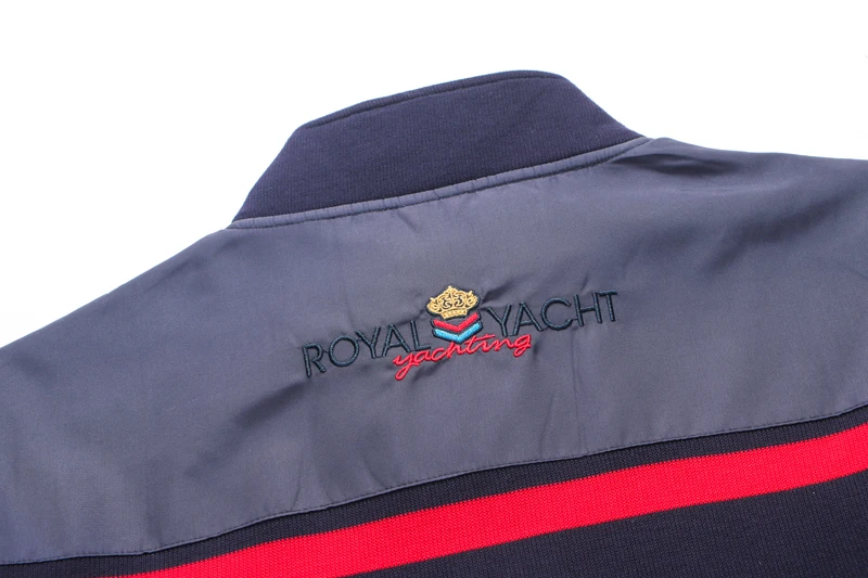 

T-Shirt men TACE&SHARK 2021 new style Long sleeve fashion comfort cotton embroidery gentleman Business Casual free shipping