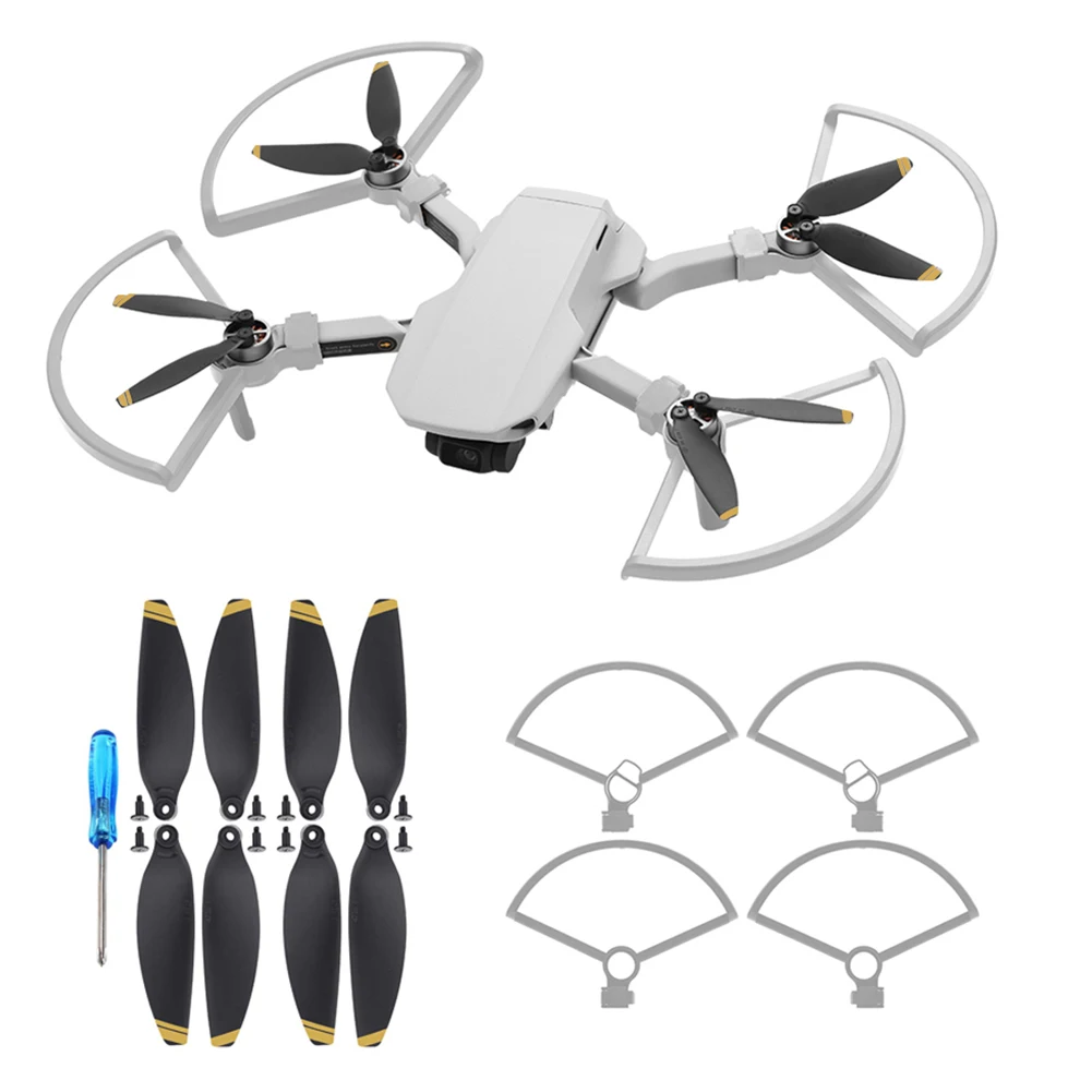 Низкий уровень шума пропеллер Веер-крыло лопасти Пропеллер Защита кольца крышка