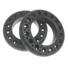 Резиновые однотонные шины, противоскользящая амортизационная шина для Ninebot Max G30, шина для электрического скутера, скейтборда 10 дюймов