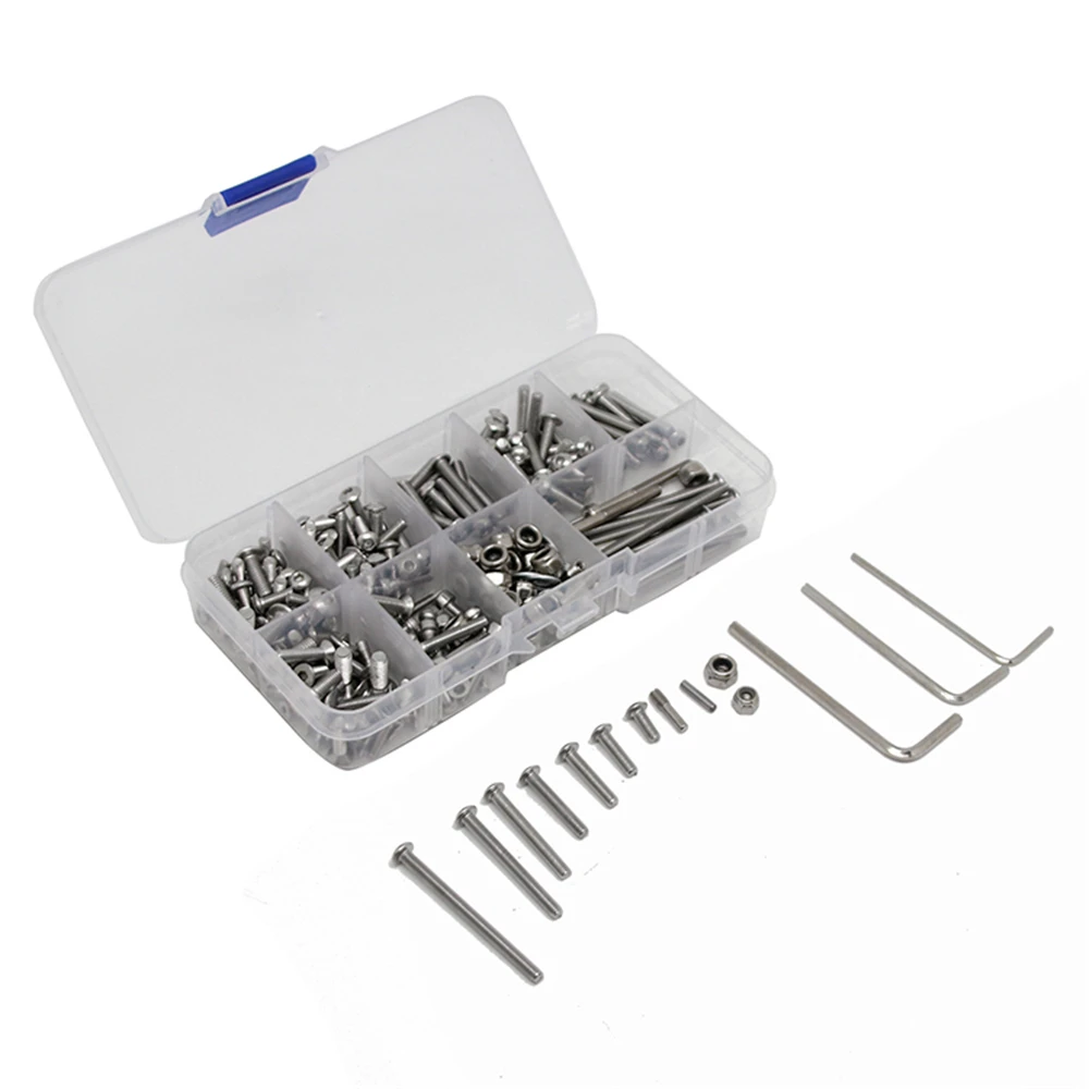 

Multi-size Stainless Steel Screw Kit Set for 1/10 Trx4 Slash 2WD RTR/Pro RC Car Repair Accessories