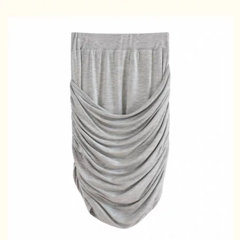 XIBANI серая облегающая юбка женская сексуальная короткая с завышенной талией