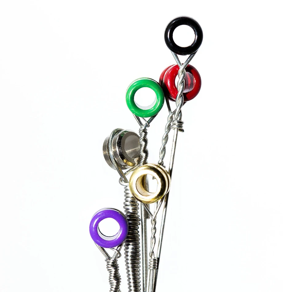 orphee hohe qualität elektrische gitarre saiten vollen satz nickel legierung hexagon core medium super licht extra licht bunte ende ball free glo