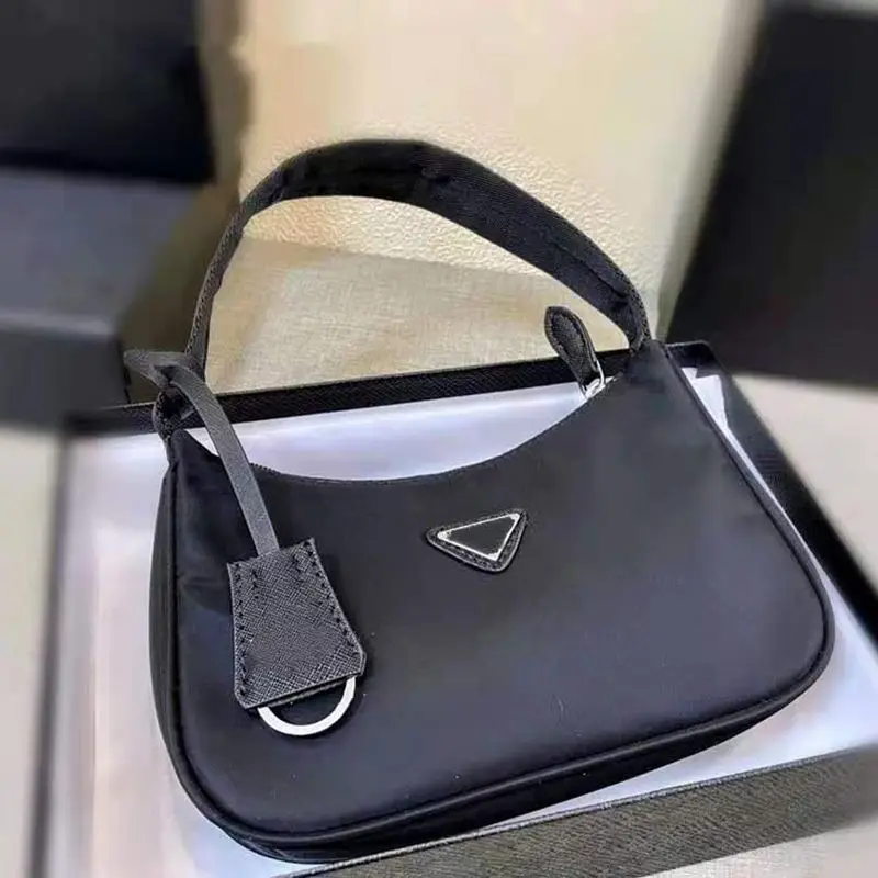 

2021 spring and summer fashion new underarm bag woman bag parachute nylon fabric shoulder bag underarm bag