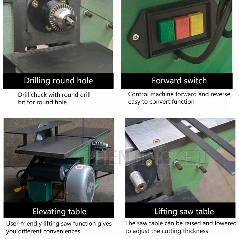 Строгальный стол для деревообработки пила многофункциональный настольный