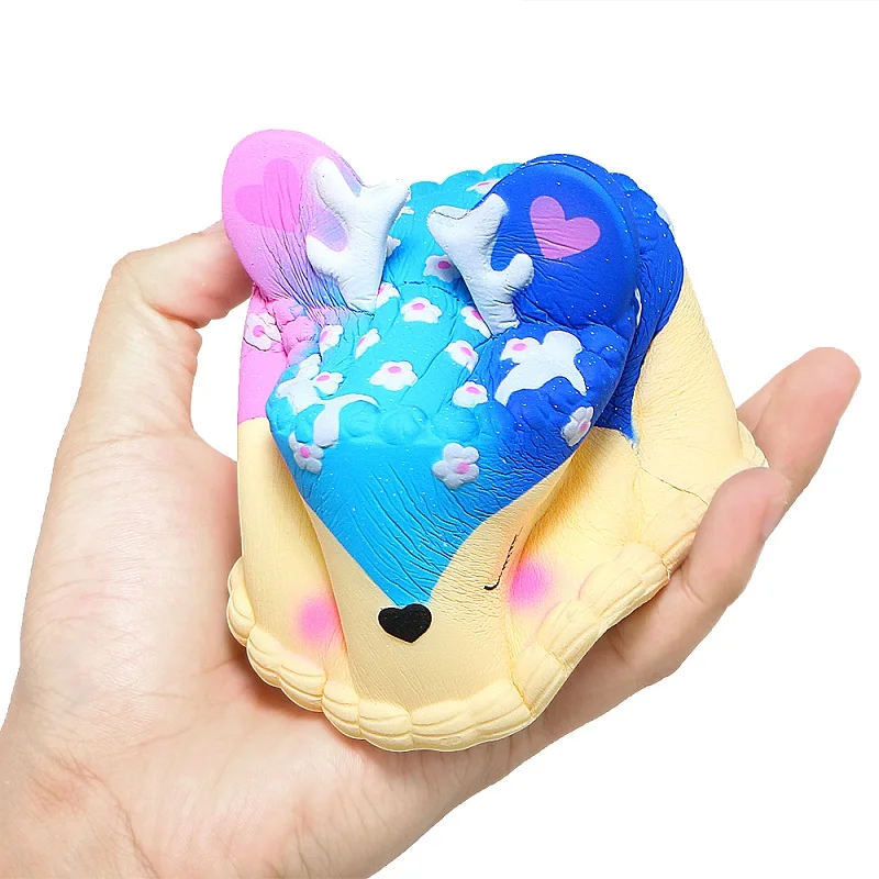 Джамбо кавайный торт Сжимаемый Галактический олень крем ароматизированный