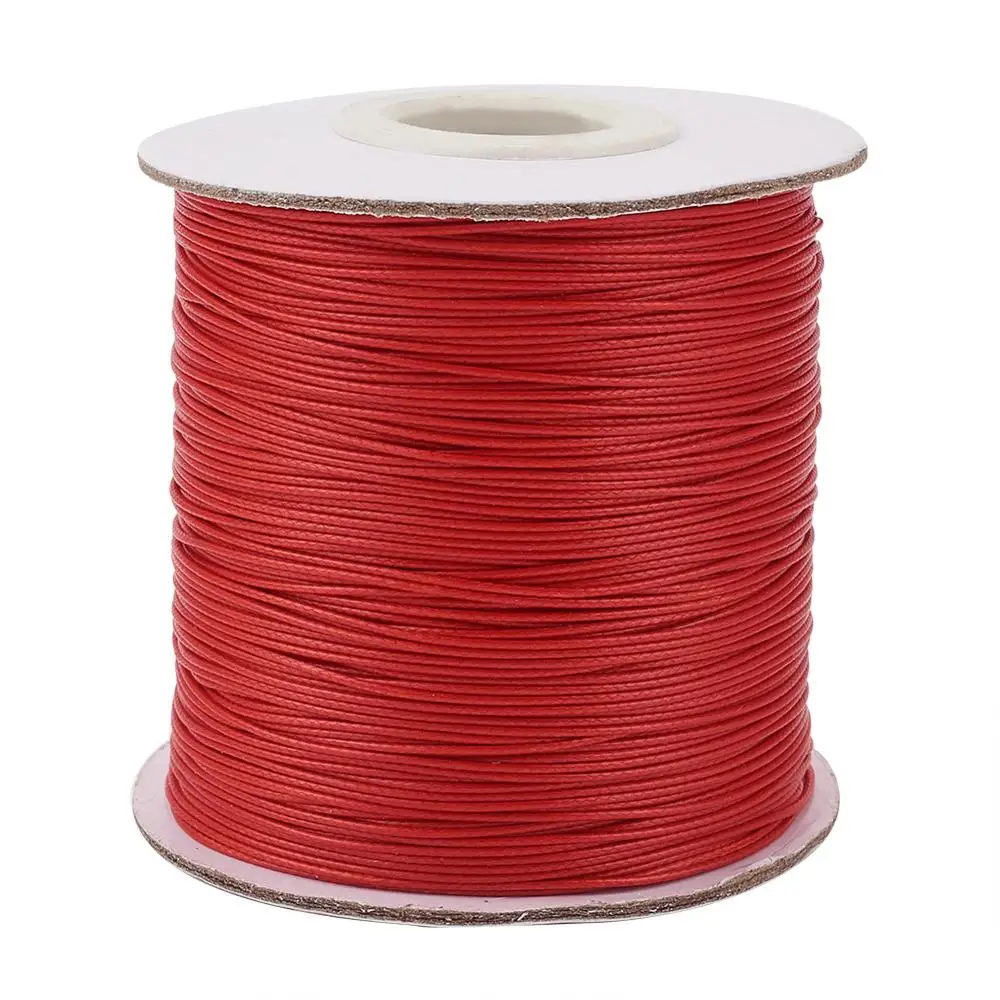 Вощеный полиэфирный шнур для изготовления браслетов ювелирных изделий 0 5 мм