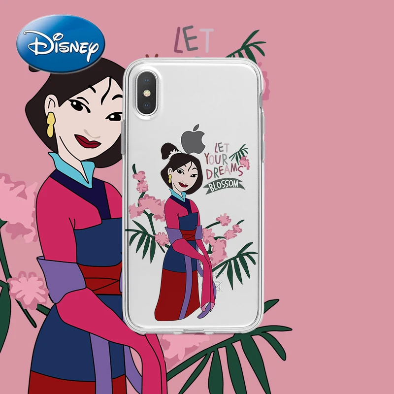 

Чехол для телефона Disney для IPhone 7/8P/X/XR/XS/XSMAX/11, чехол для телефона Mulan