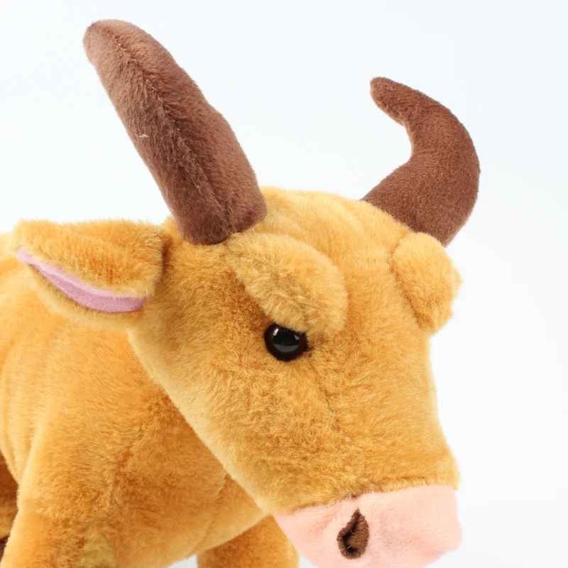 

1 Pc 25cm Cute Simulation Cow Plush Toy Stuffed Cattle Doll Great Birthday Gift Activity gifts