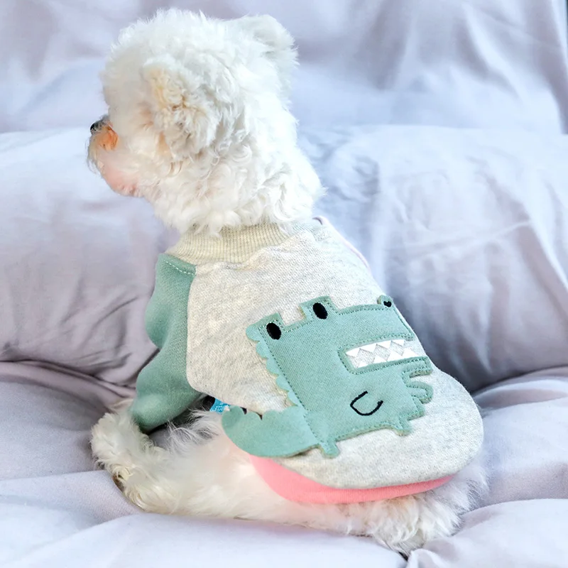 Одежда с принтом в виде собак осенне-зимние модели домашних животных одежды чем