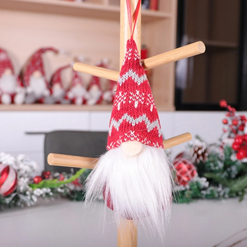 4pcs Christmas Faceless Doll Decorations Swedish Gnome Tomte Toy Hanging Tree Ornaments Thanks Giving Day Gifts | Дом и сад