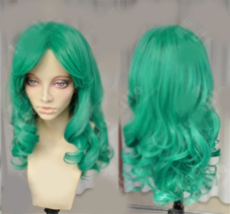 1 шт. длинный вьющийся парик из аниме мультфильма синтетические волосы косплей