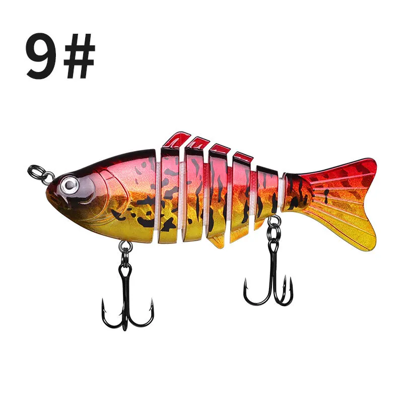 Мягкая приманка воблер рыбалка Luya сучковатые рыбы 100 мм/16g жесткая искусственная