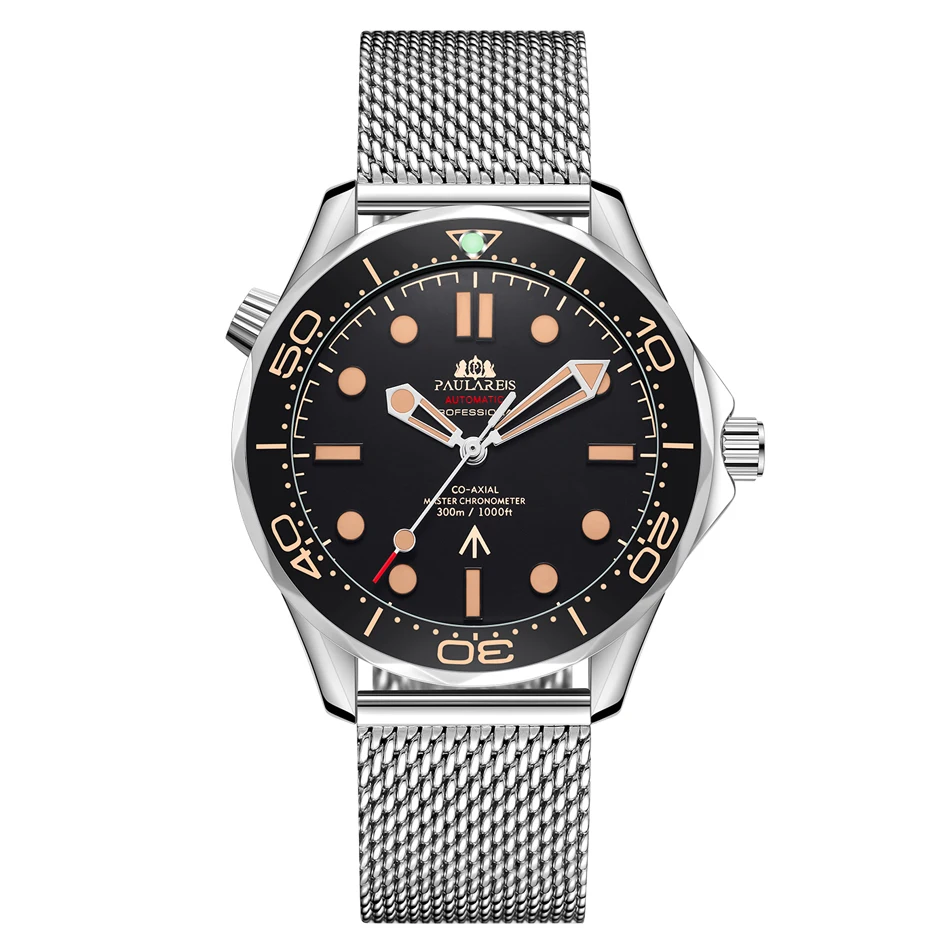 

Automatic Self Wind Mechanical Net Stainless Steel Nylon Strap Luxury Men New Limited Watch