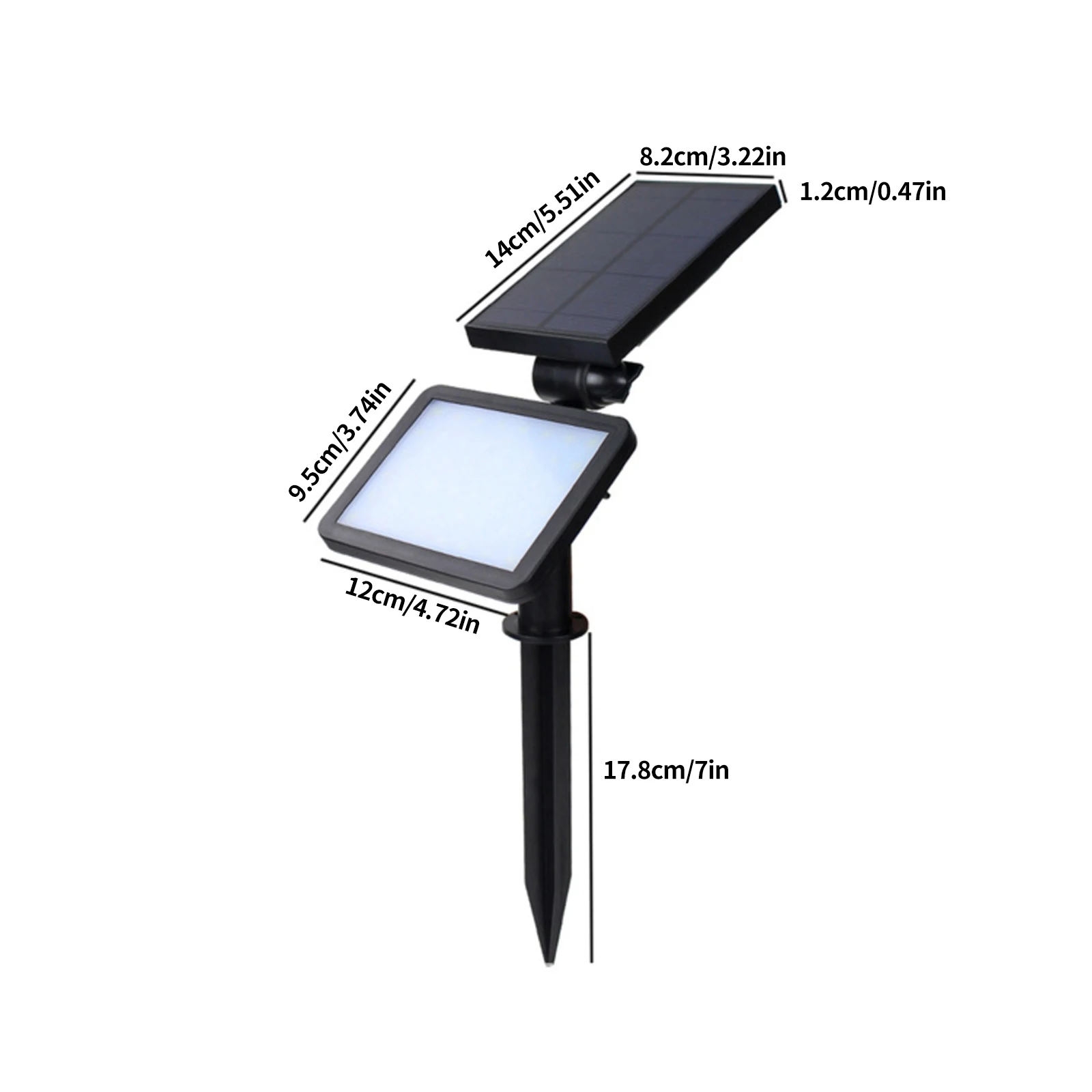 

48pcs LED Light Landscape Lamp Powered By Solar Landscape Lawn Lamp Waterproof For Garden Courtyard Walkway